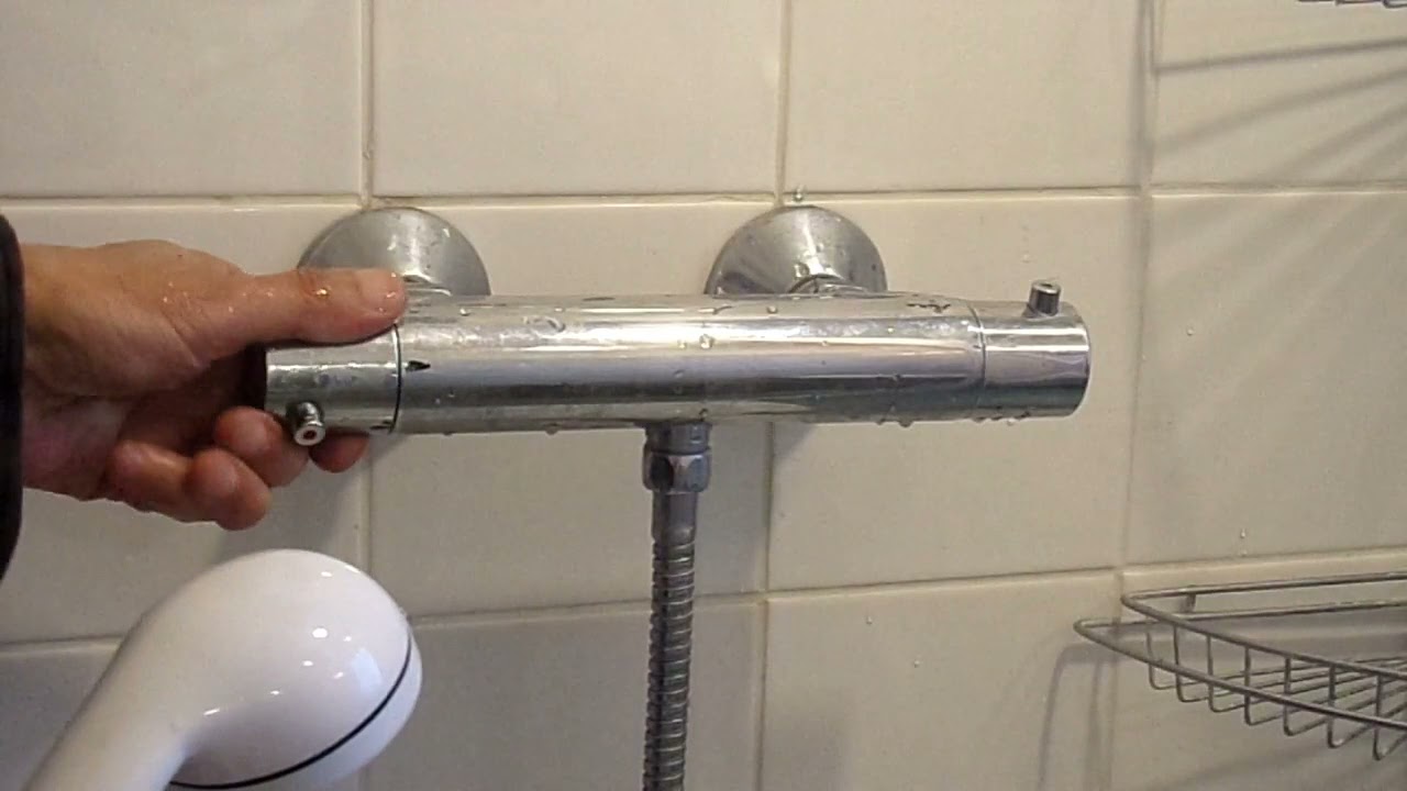 comment fonctionne un robinet thermostatique de douche ( réglage température)