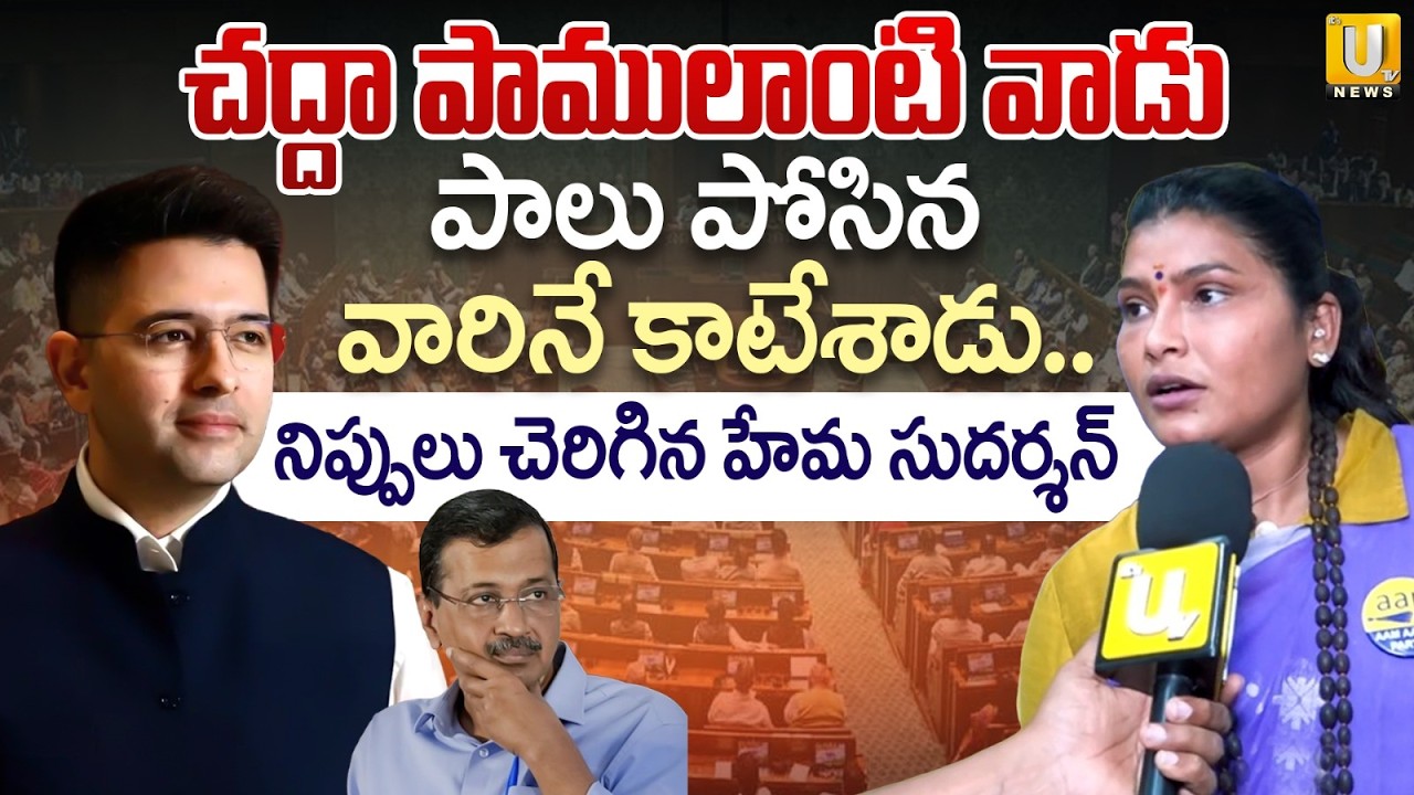 రాఘవ్ చద్దా నిజస్వరూపం ఇదే !| AAP Leader Hema Sudarshan Shocking Comments On Raghav Chadha | ITS UTV