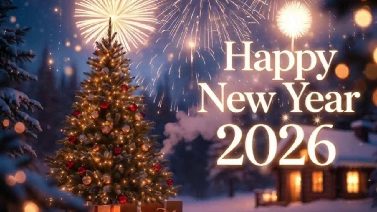 ✨Peaceful New Year  Night Scenery 🎄❄️ | Cozy Winter Ambience | Relaxing YouTube Live✨