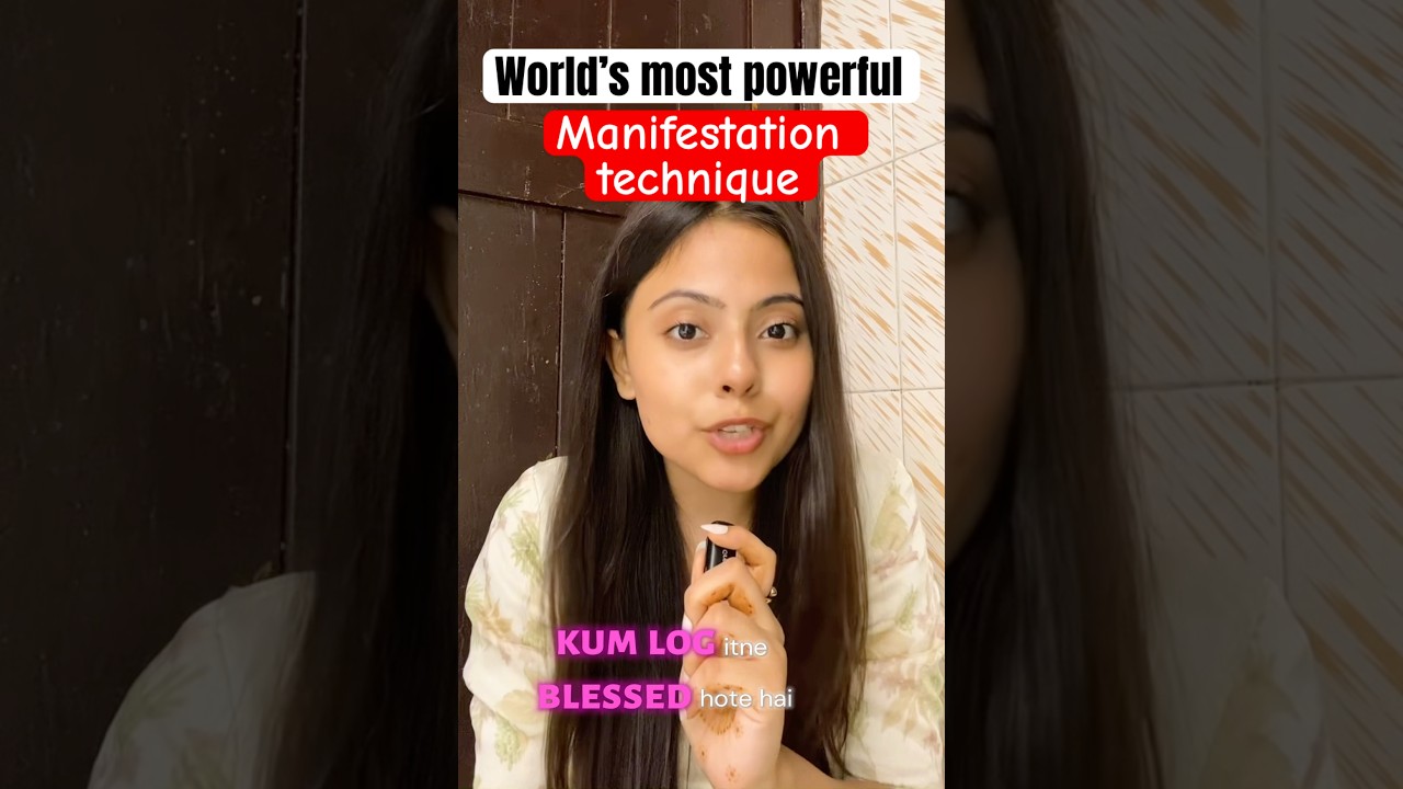World&rsquo;s most powerful manifestation technique ✨🔥 #manifestation #successmotivation #successtips