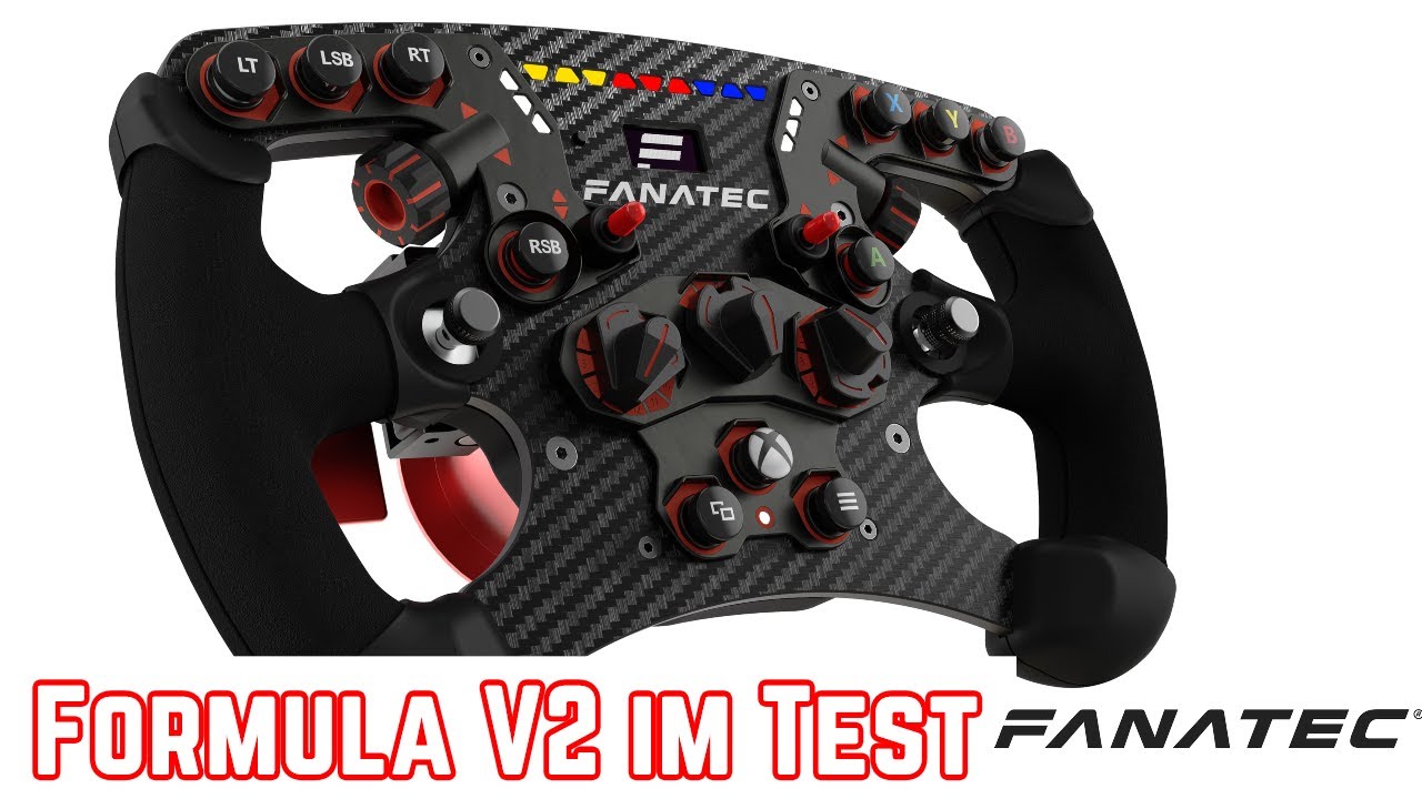 Fanatec ClubSport Steering Wheel Formula V2 im ausführlichen Test
