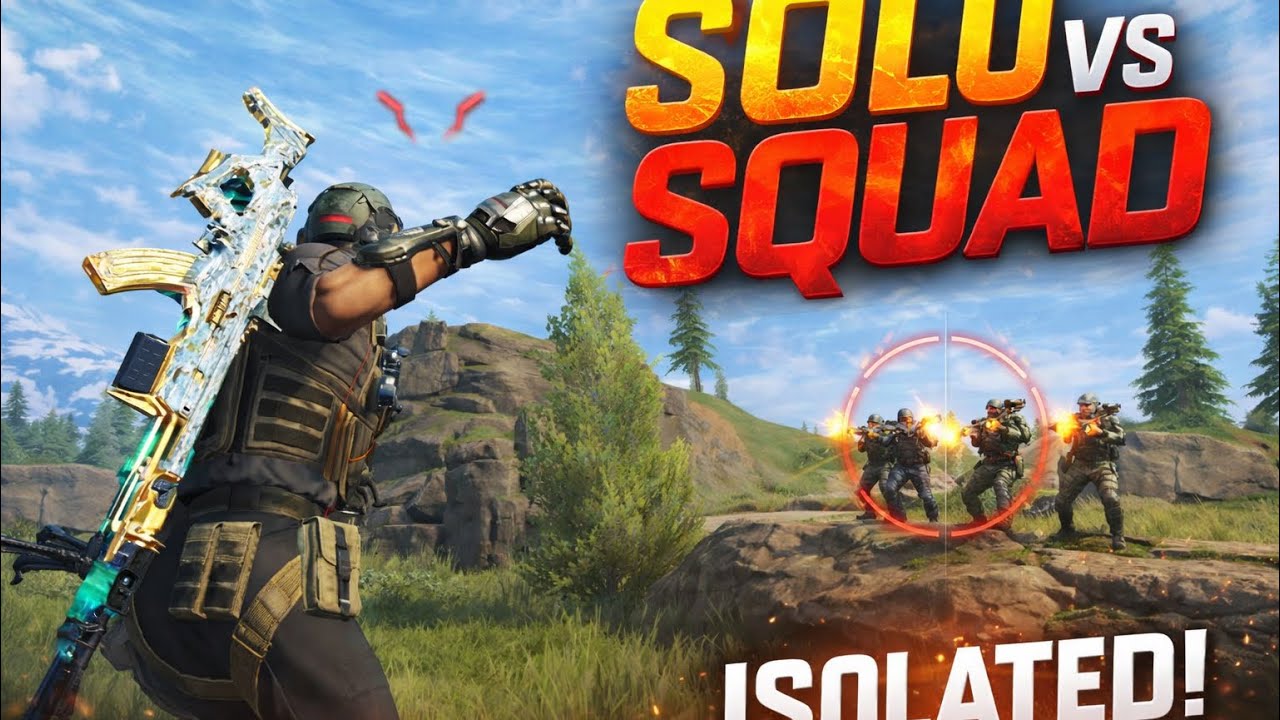 Solo vs squad isolated