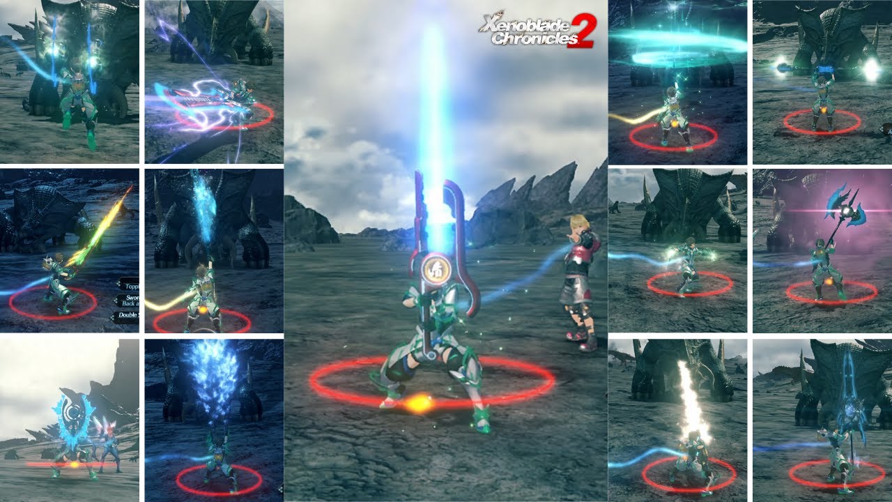 Xenoblade Chronicles 2 - All Rex's Arts