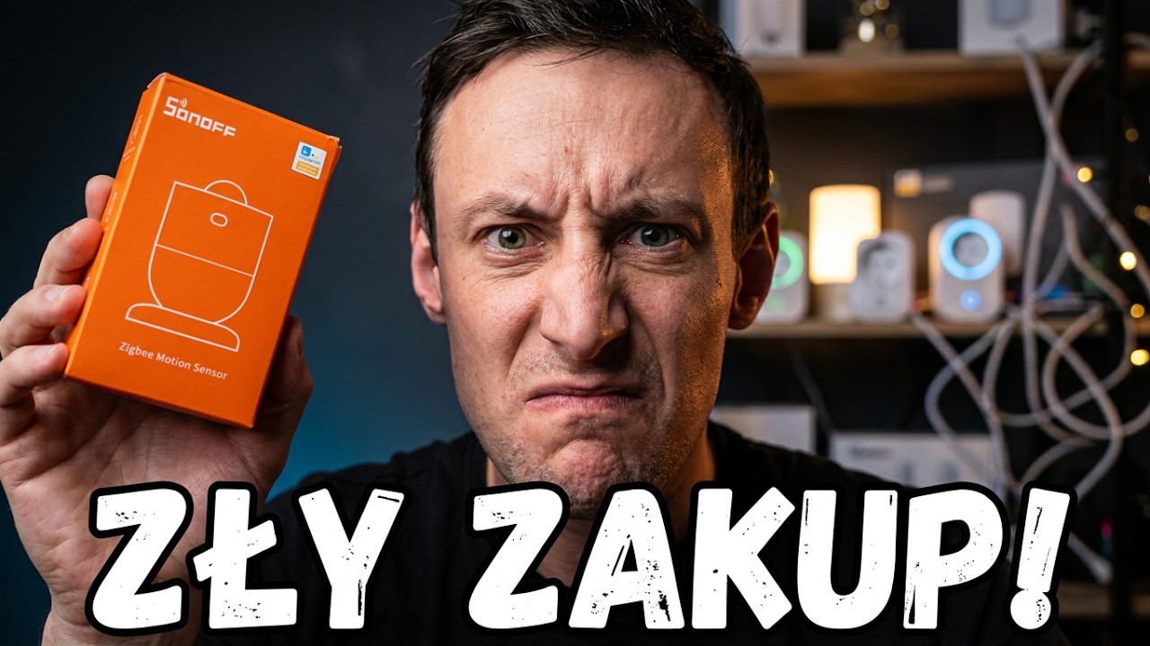 Kupiłem zły czujnik do łazienki... Sonoff SNZB-03P #aliexpresshaul