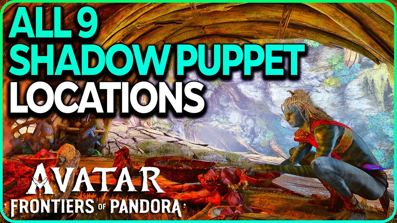All Shadow Puppets Locations - The Dark Theater Avatar Frontiers of Pandora