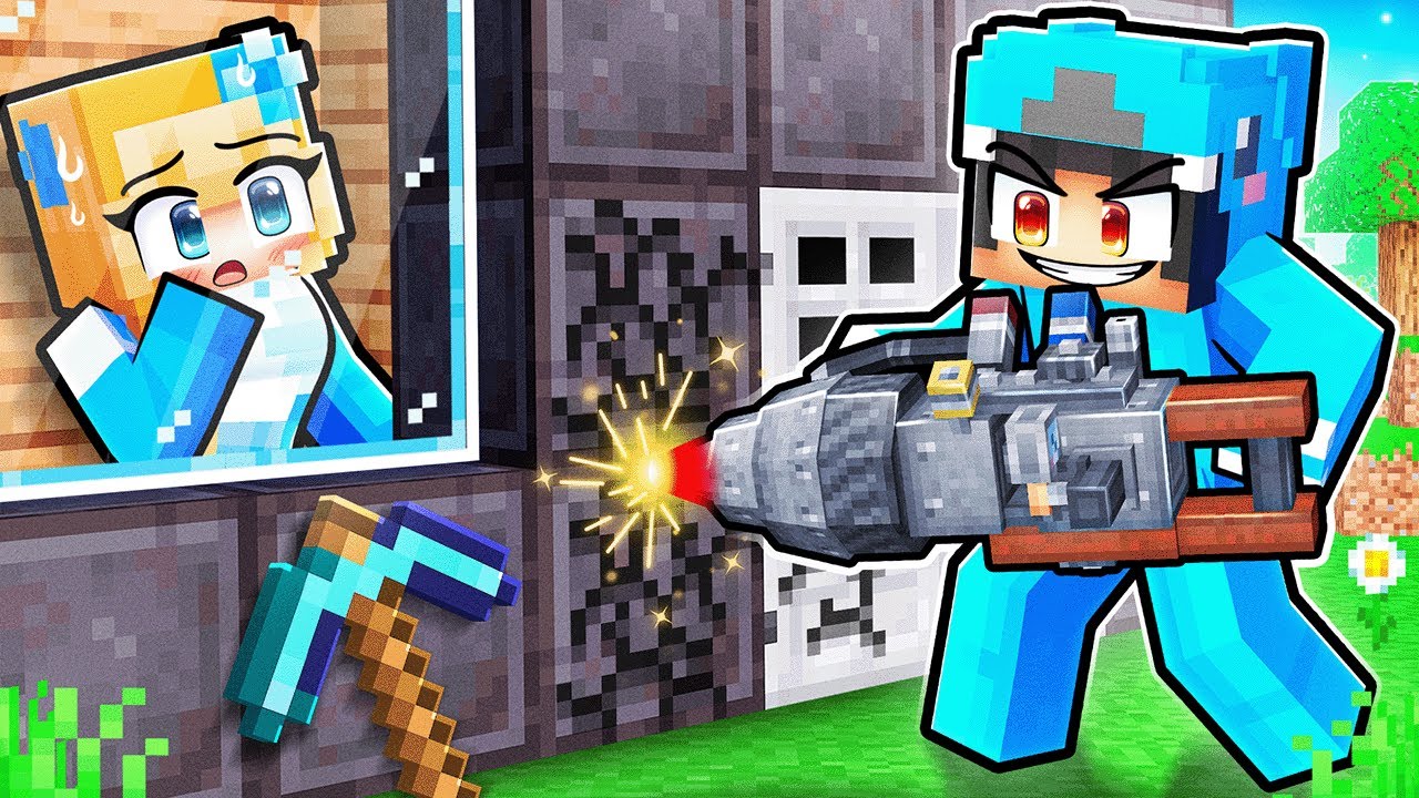 5 Ways To Break into Crystal's Secure House (Minecraft)