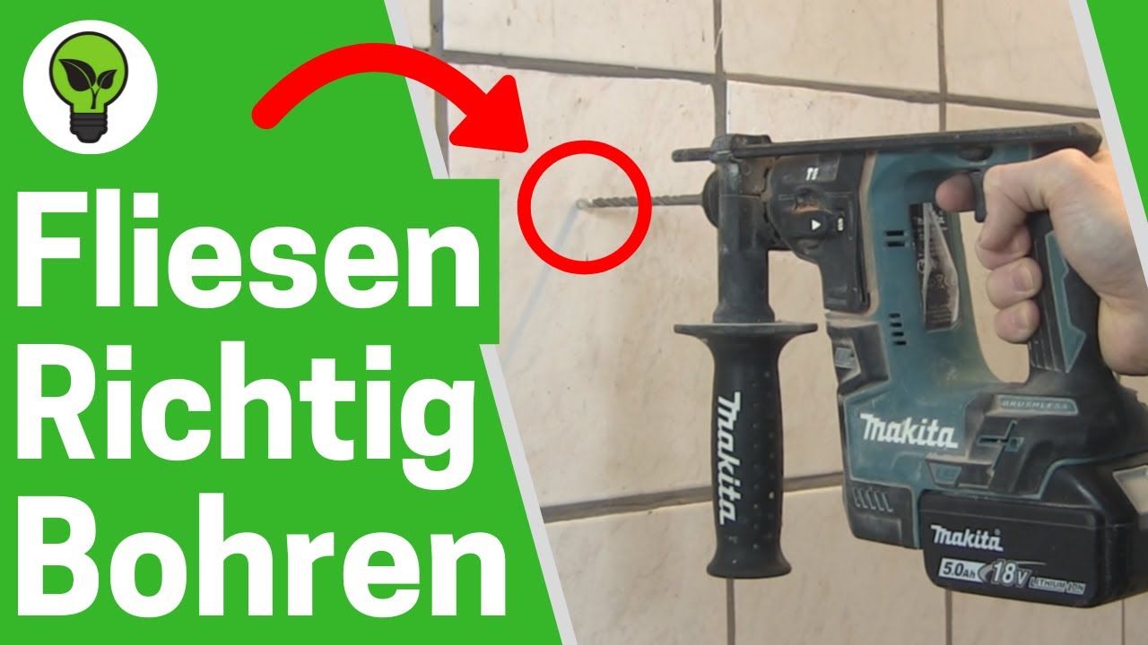Fliesen Bohren ✅ ULTIMATIVE ANLEITUNG: Wie Loch mit Fliesenbohrer in Feinsteinzeug Schneiden???