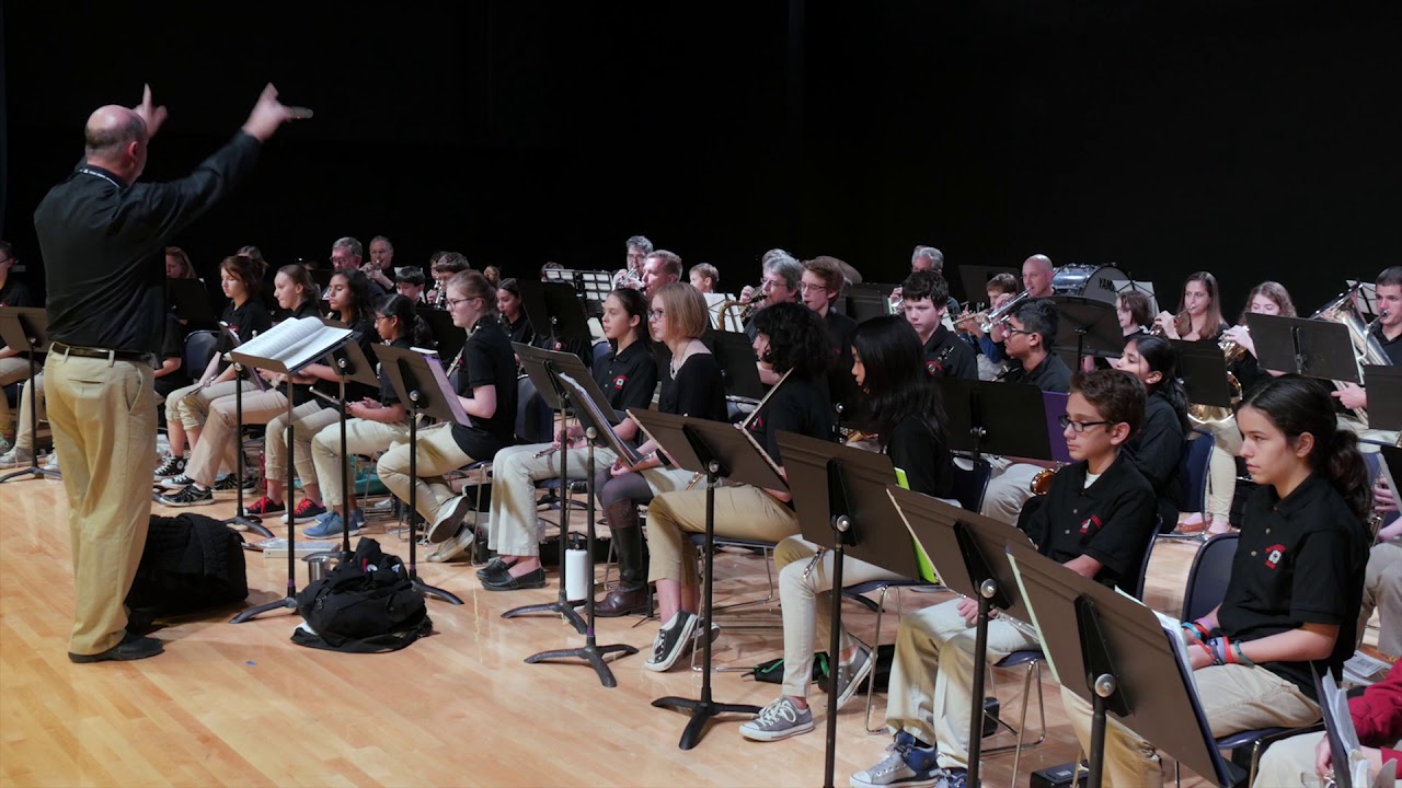 12/8/2016 - Meridian Band & Friends Performing Haunted Clocks by Brian Balmages