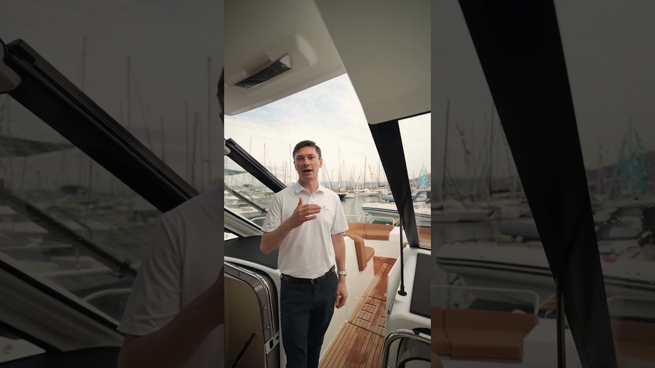 Step Aboard the Four Winns TH38 at Cannes #cannesyachtingfestival #th38 #fourwinns