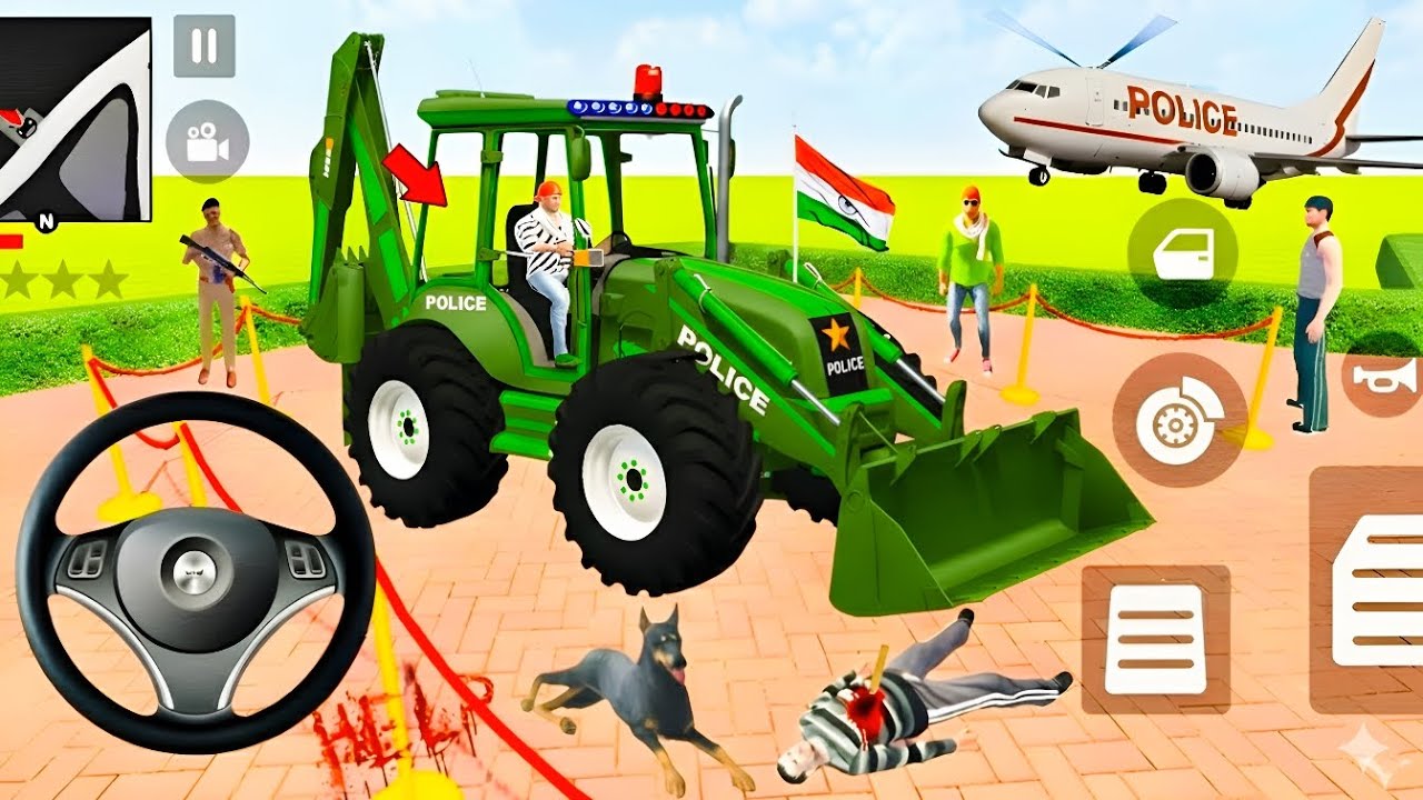 🕷️Police Wala Blue Helicopter & Spiderman 3D Game🤩Indian Thift Auto🤑Purchase Lot's of Spiderman