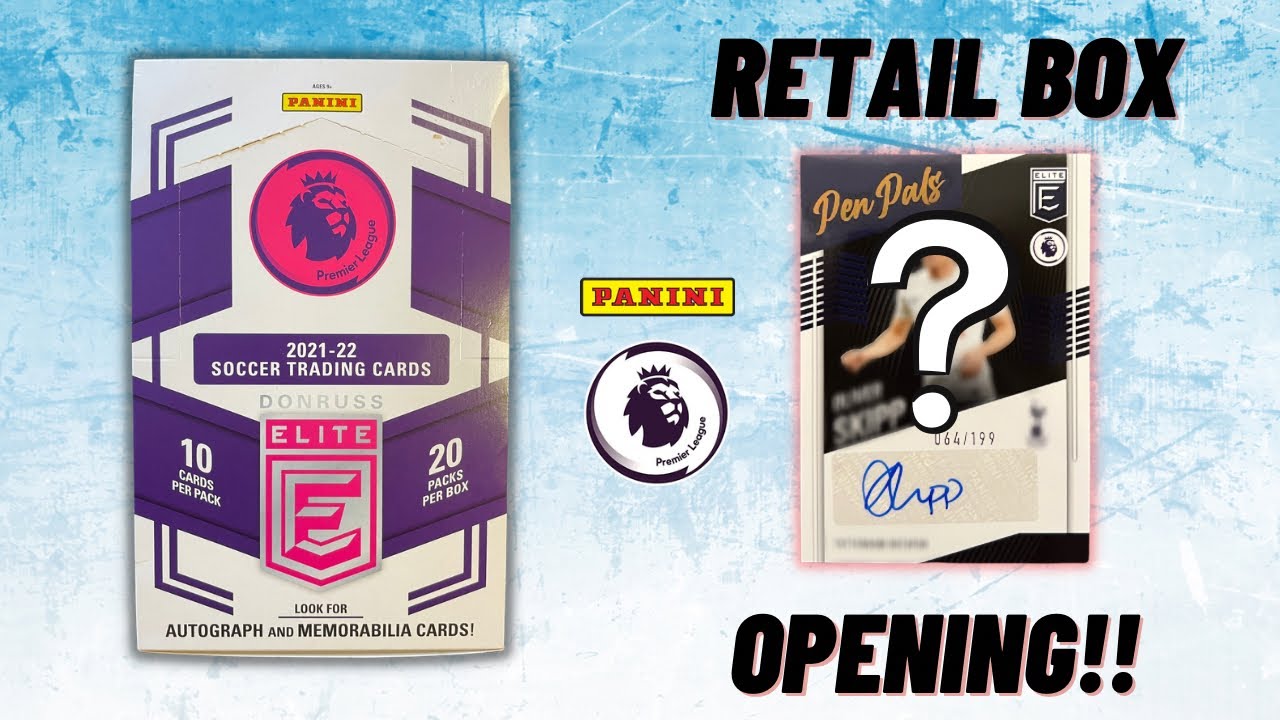 АВТО-ХИТ! Открытие розничной коробки Panini Donruss Elite Premier League 2021/22!