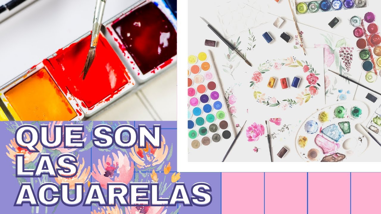 🤔Que Son Las Acuarelas🤨👩‍🏫Aprende La Historia De Las Acuarelas🎨👩‍🎨Acuarelas Para Principiantes✨✨