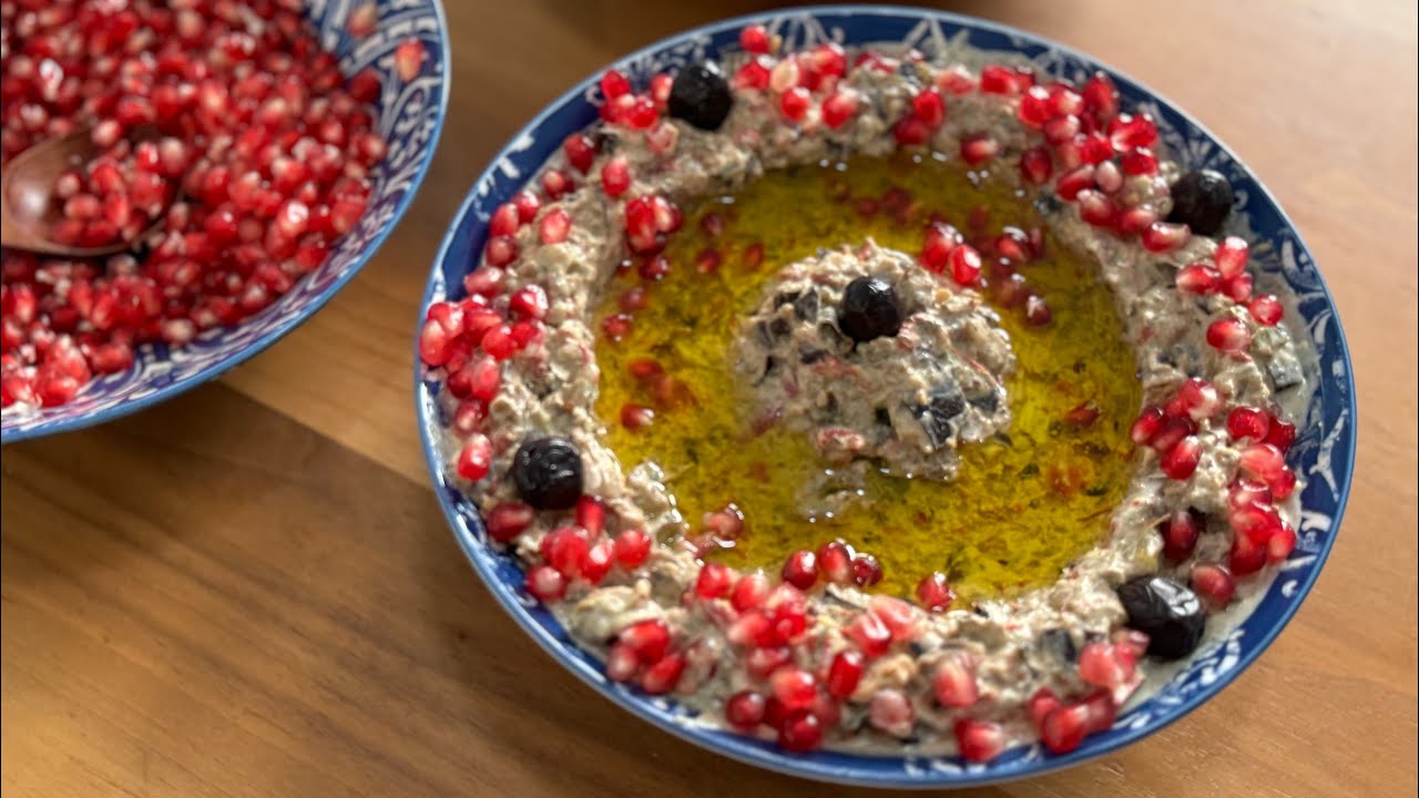 Tasty Mutabbal Best & Easiest Recipe for Eggplant Dip أفضل وأسهل وصفة مقبلات متبل الباذنجان اللذيذ