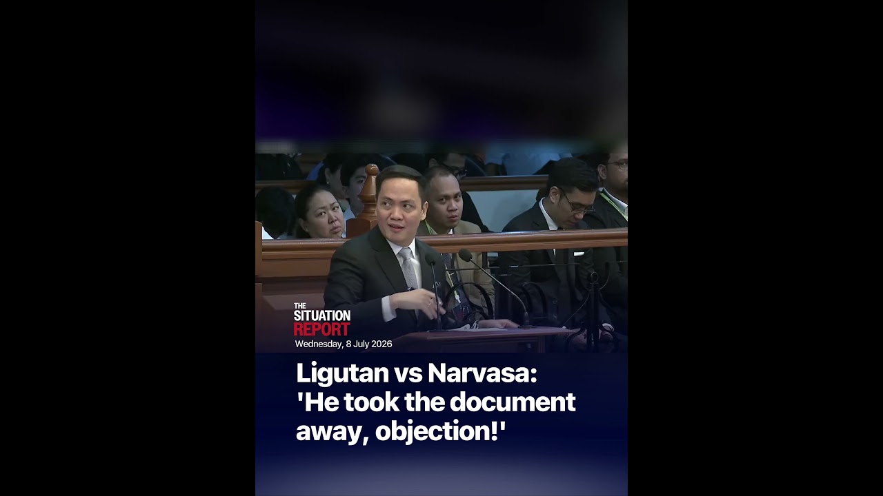 Ligutan vs Narvasa: 'He took the document away, objection!'