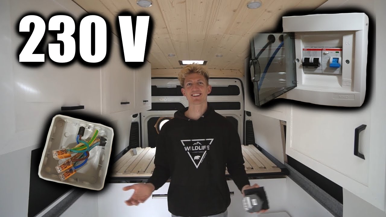 230V im Camper - So überlebt ihr (hoffentlich) 🥳 Landstromanschluss mit CEE-Stecker & Wechselrichter