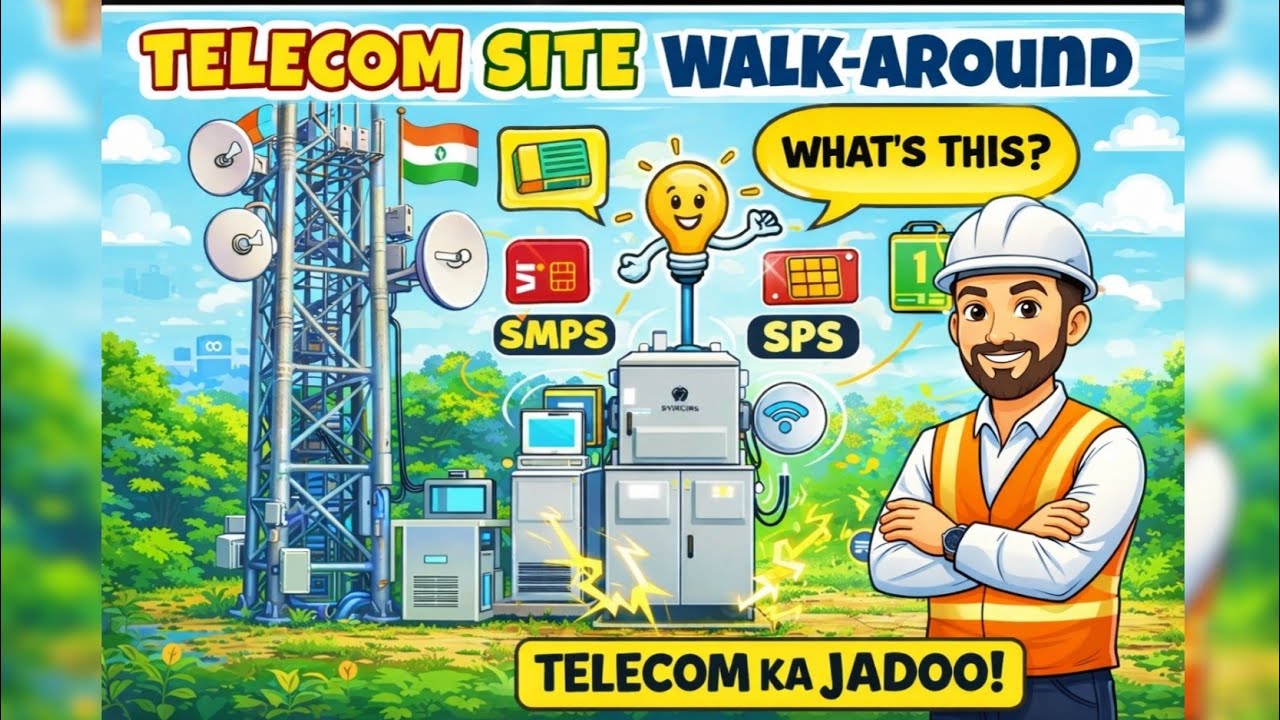 Telecom Tower mein kya hota hai ? 🔥 How tower works & name of parts 💯 #electrolearner INDUS TOWER