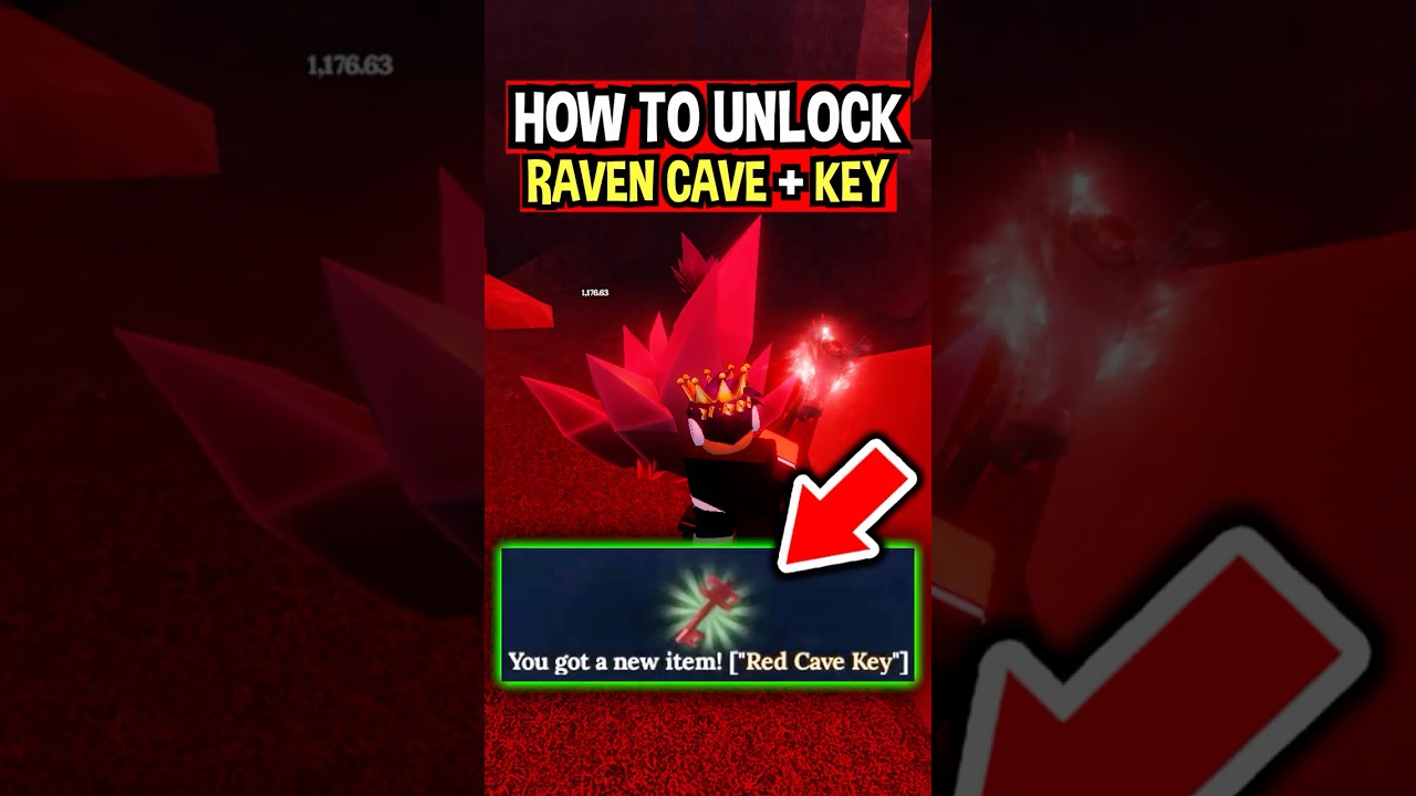 How To Unlock NEW RAVEN CAVE and KEY in The Forge Roblox