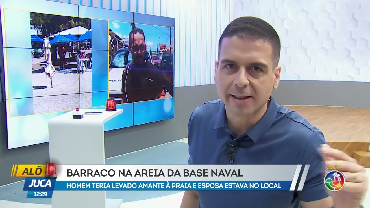 Barrado na areia da base naval  | ALÔ JUCA | TV ARATU