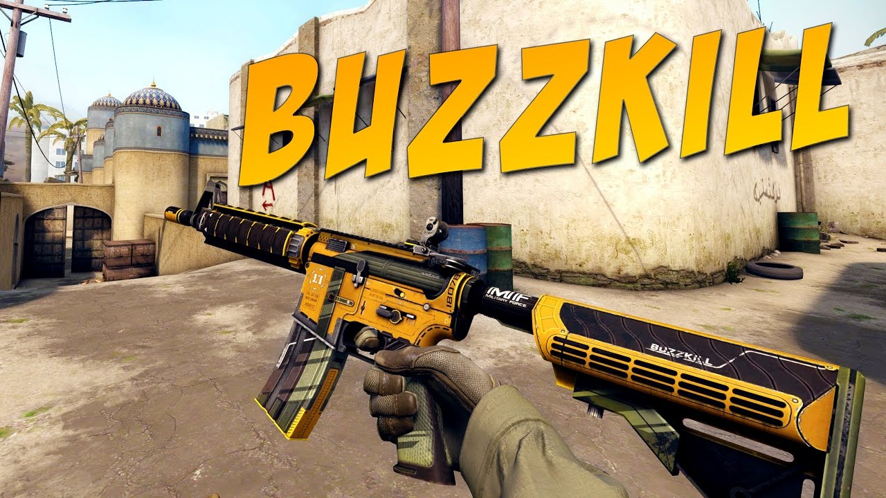 CS:GO - M4A4 | Buzzkill Gameplay