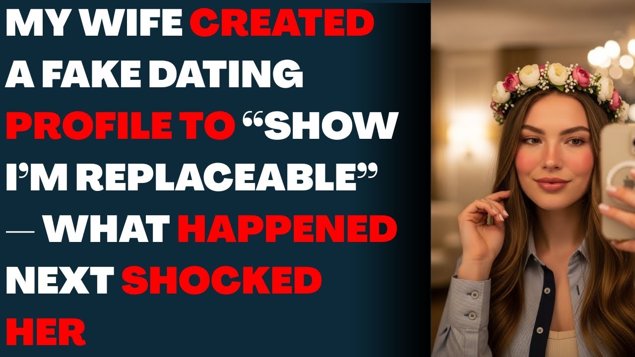 My Wife Created a Fake Dating Profile to “Show I’m Replaceable” — What Happened Next Shocked Her