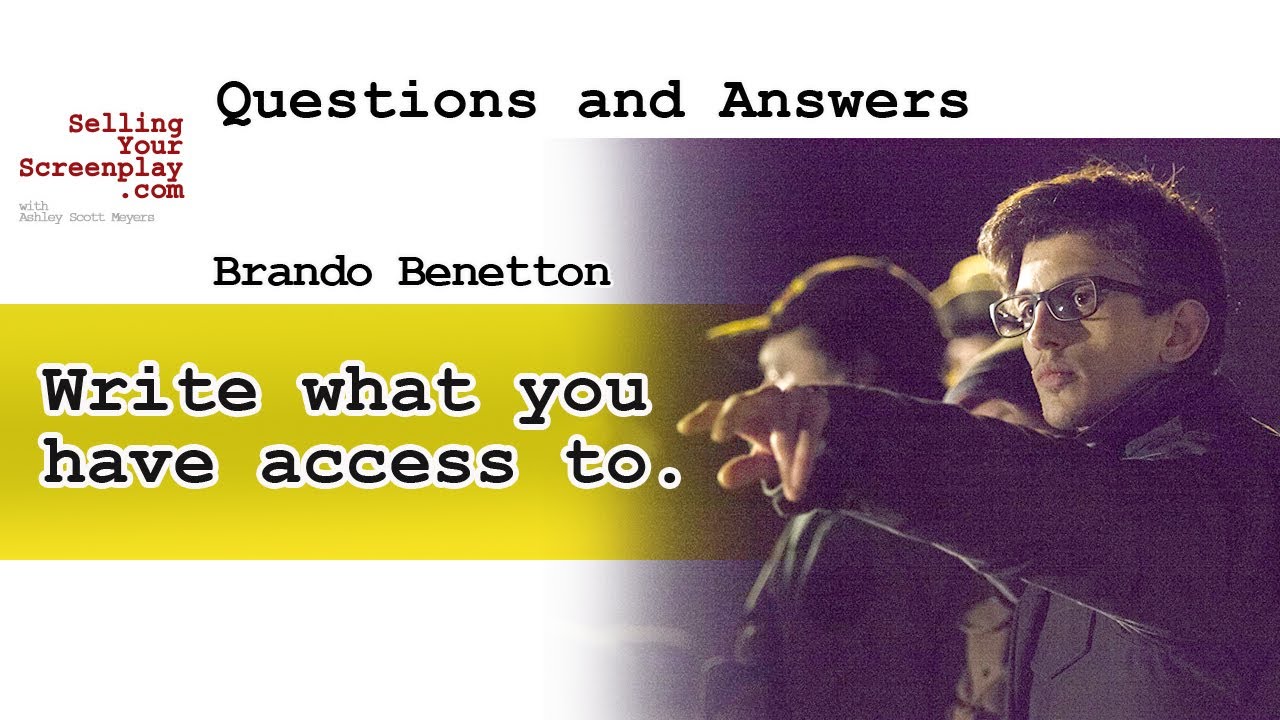 Indie Filmmakers: Write What You Have Access To.....