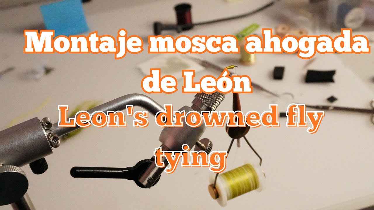 MONTAJE MOSCA AHOGADA Verde Oliva pesca a la Leonesa 