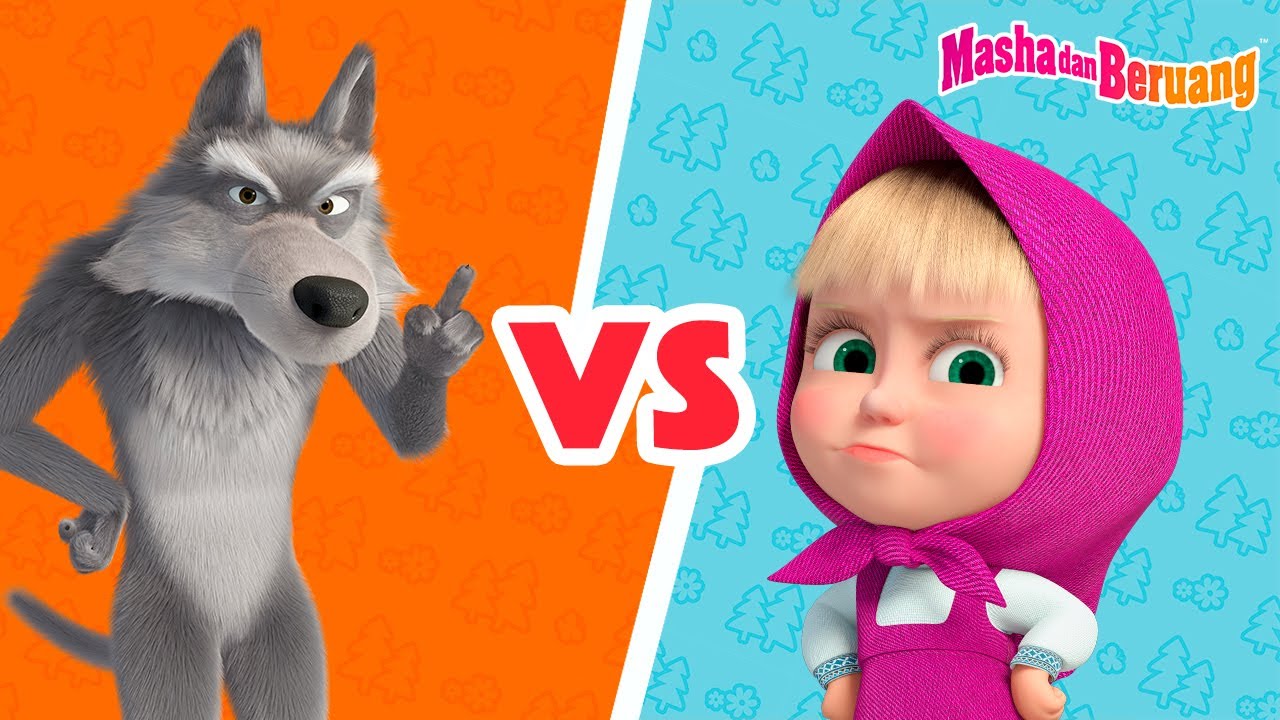 Masha dan Beruang 👧🆚 Masha vs Teman Hutannya 🌴🐺 Koleksi kartun episode terbaik 🎬