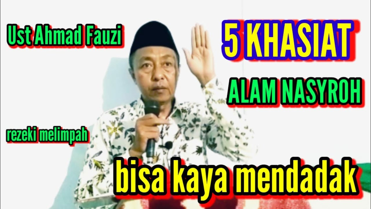 subhanallah!!! 5 khasiat surat alam nasyrah | bisa kaya mendadak