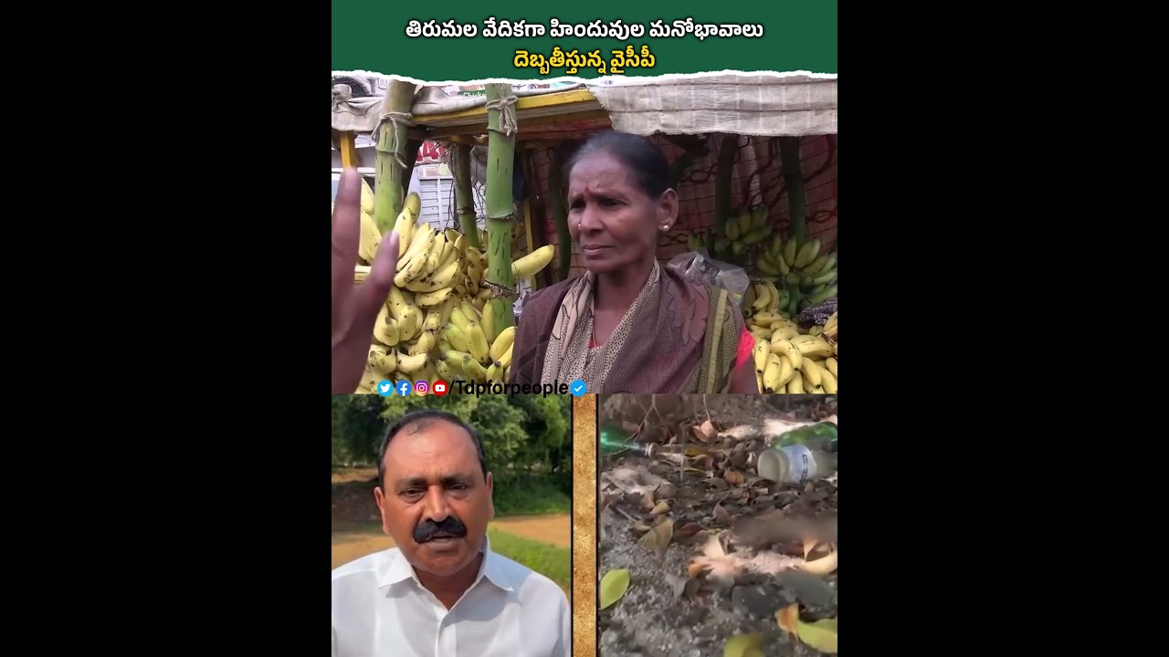 తిరుమల వేదికగా హిందువుల మనోభావాలుదెబ్బతీస్తున్న వైసీపీ | | Bhumana Karunakar Reddy Busted | Tirumala