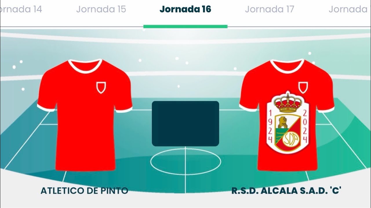 ATLETICO DE PINTO vs R.S.D. ALCALA S.A.D. 'C' JORNADA 16 Cadete Autonomica grupo 3