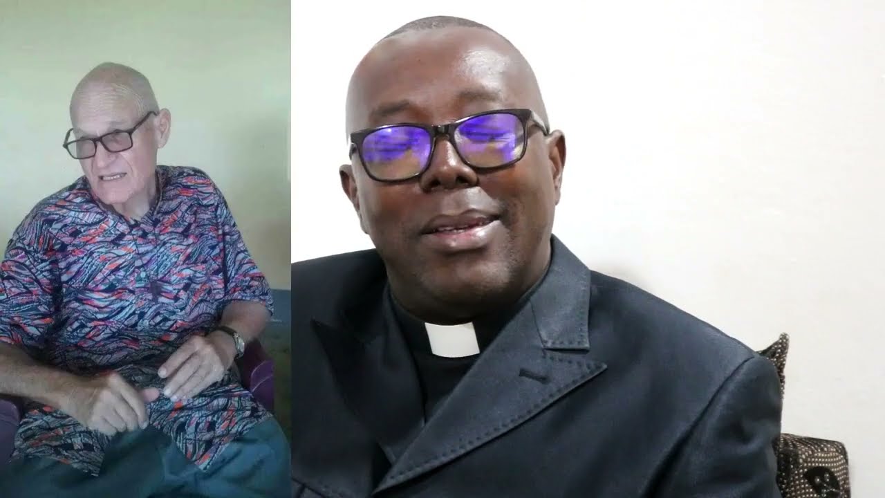 Hommage à l'Abbé Michel Gérard par les Abbés Léonard  SANTEDI,  Charles KOMBE  et Jean-Marie KONDE