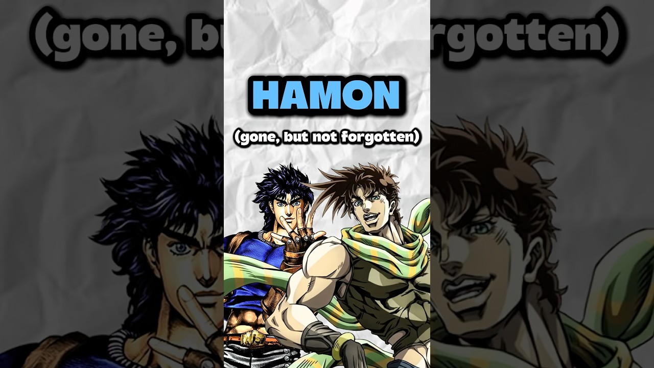 What Happen to Hamon in JoJo’s? 