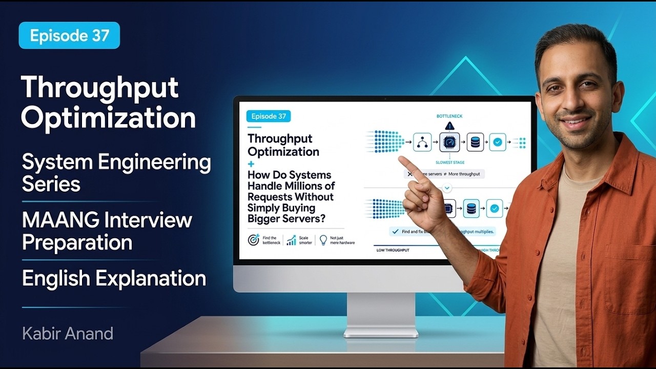 Episode 37: Throughput Optimization | System Engineering Series | English