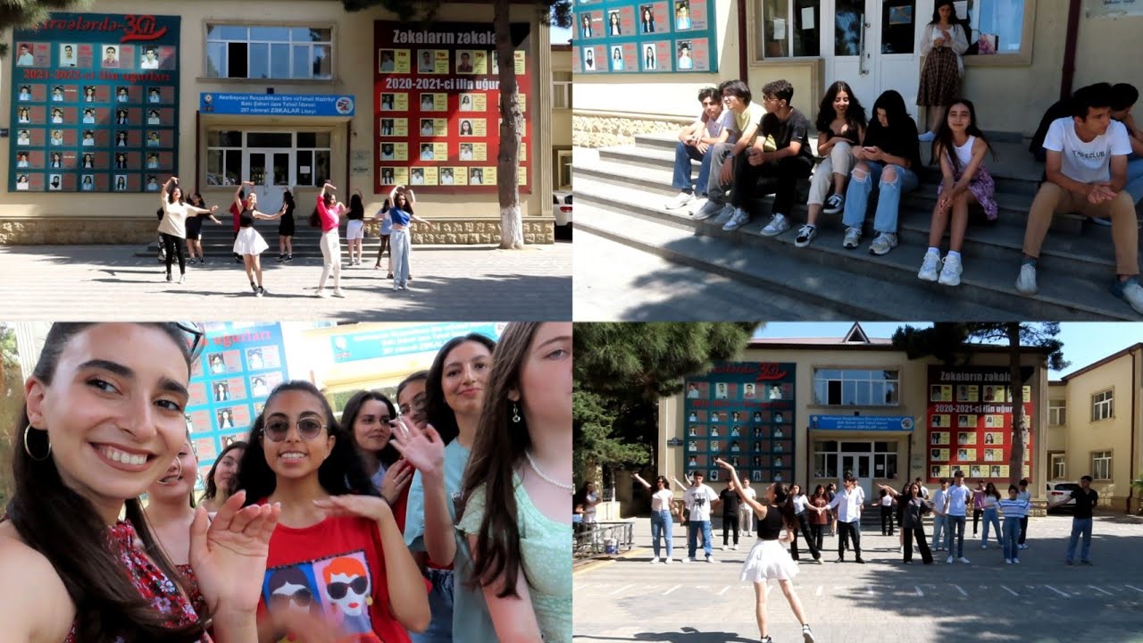 11-ci siniflərlə son zəngə hazırlıq🤍 |Zəkalar liseyi | Vlog