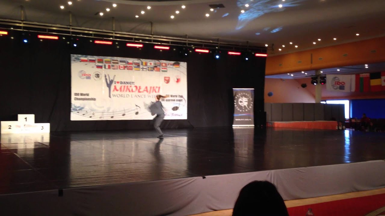 Adrianna Patlaszynska jazz solo 2013, choreography Piotr Galinski