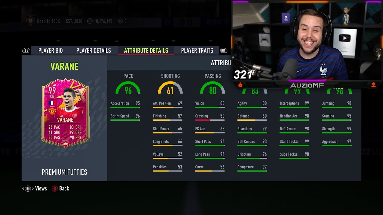 Auzio Reacts to NEW 99 Varane & 97 Saint SBC