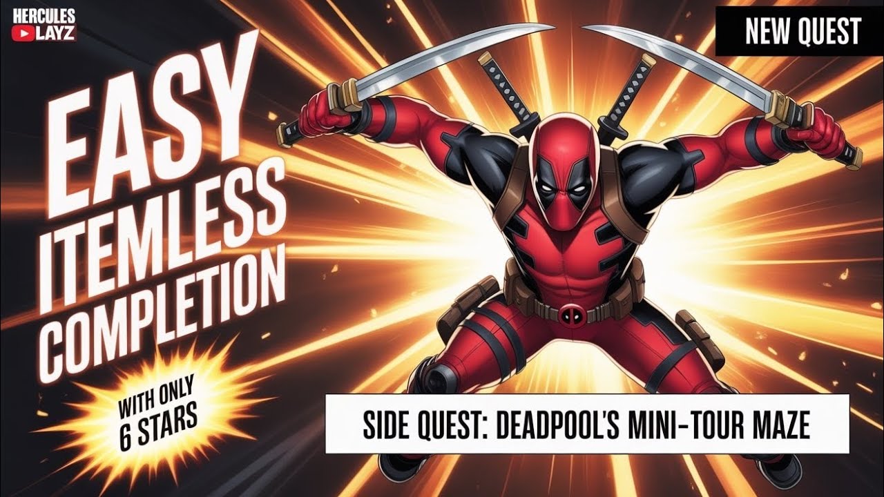 Deadpool's Mini-Tour Maze Threat lvl 5 path C All Skill