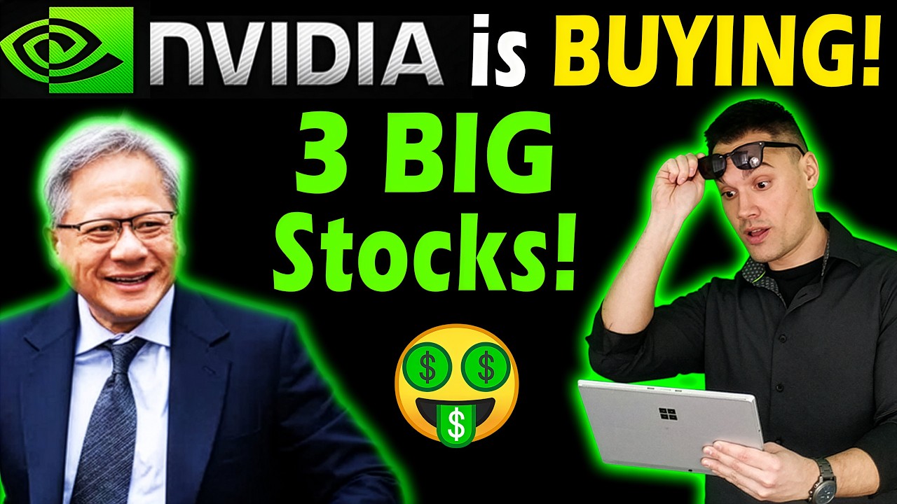 3 новые акции в сфере ИИ, которые NVIDIA скупает прямо сейчас! 😮