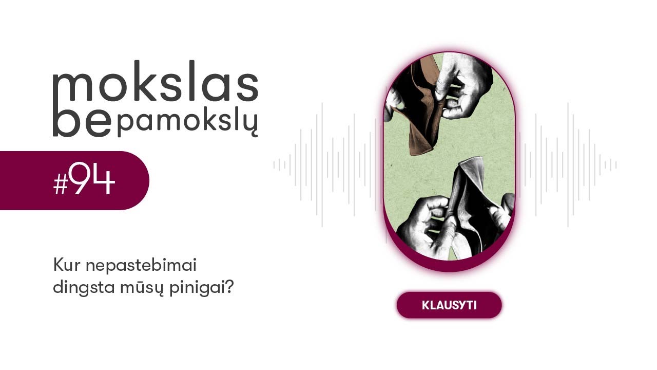 Kur nepastebimai dingsta mūsų pinigai? | Mokslas be pamokslų #94
