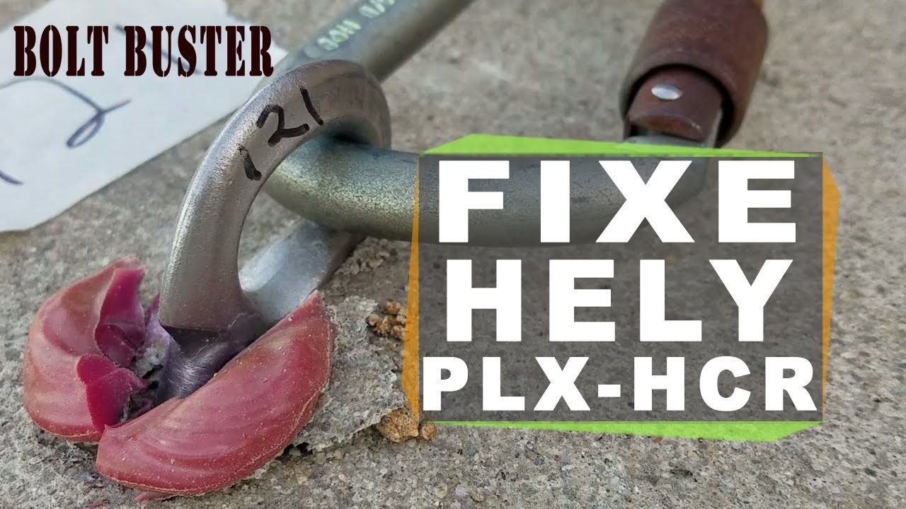 BoltBuster - Fixe Hardware Hely PLX-HCR climbing and highline bolt break test