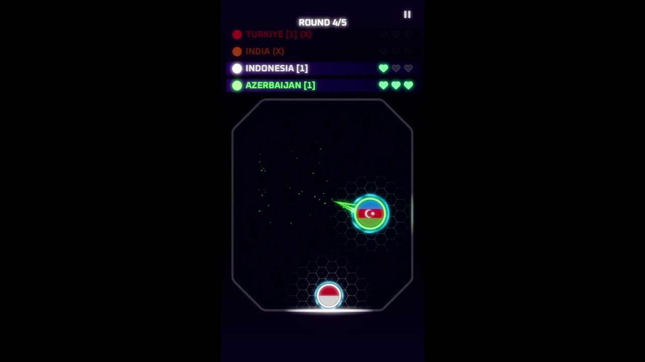 Learn the Flags! Neon Ball Arena | Live