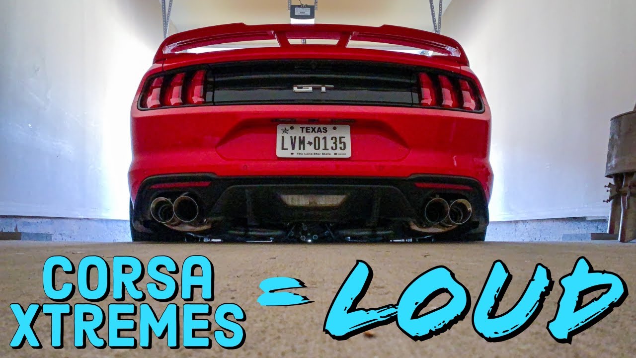 CORSA EXTREME exhaust driving impressions: LOUD!!! [Mustang GT Corsa Xtreme catback]