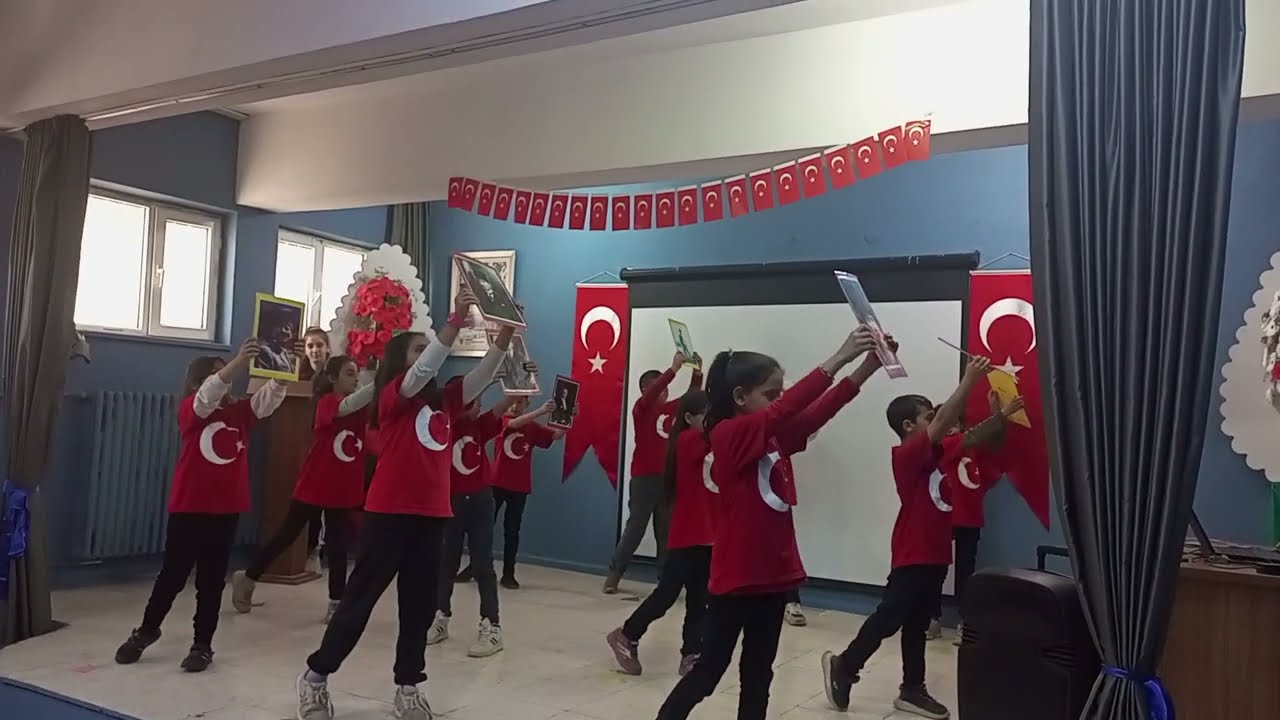 10 KASIM ATATÜRKÜ ANMA HAFTASI RONT GÖSTERİSİ İLKOKUL SINIFI İLKOKULU