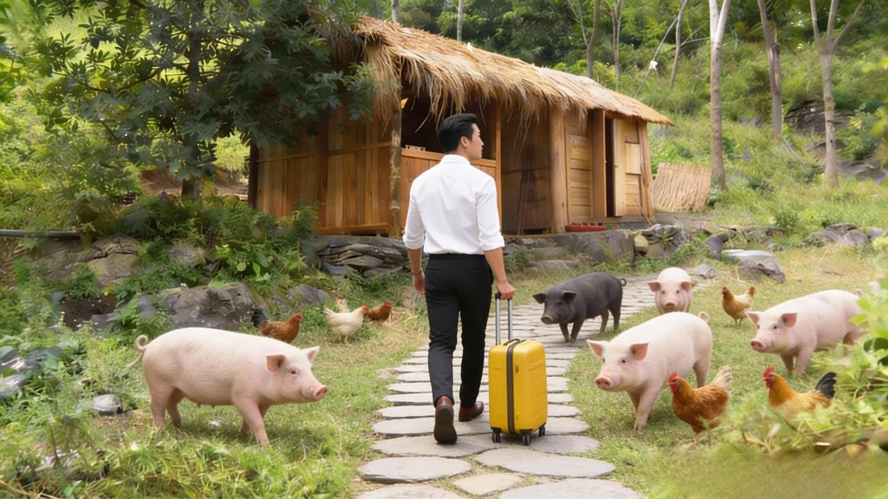 CEO Leaves The City. Digs A Pond To Raise Fish And Grows Organic Vegetables | Cooking, Gardening.