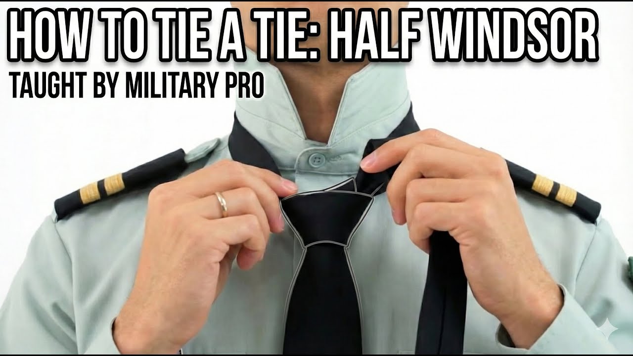 Tie a Half Windsor - Tie a Tie