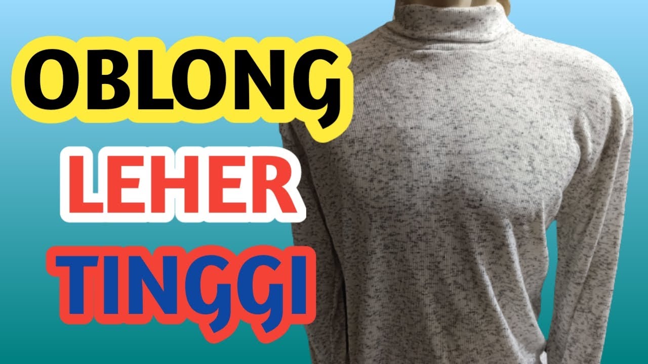 Tips ‼️ cara obras kaos oblong || untuk oblong leher tinggi