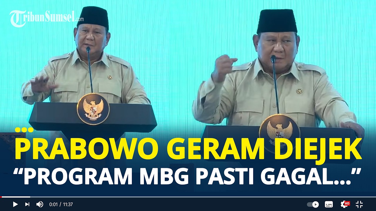 [FULL] Penuh Emosi! Prabowo Geram MBG Diejek Profesor Diramal Pasti Gagal: Kamu Warga Negara Mana?
