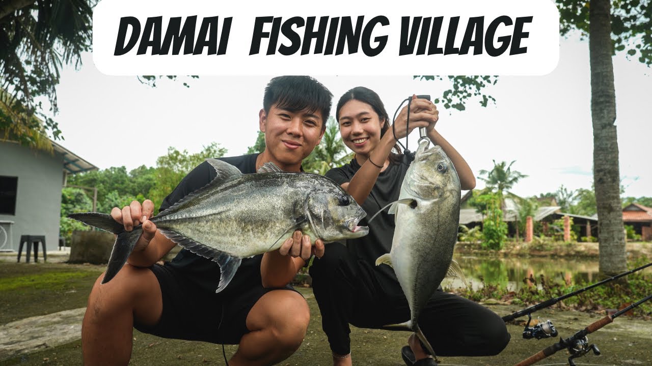 Damai Fishing Village | Malaysia 2023 | Catch and Release Pond | GT Pond |