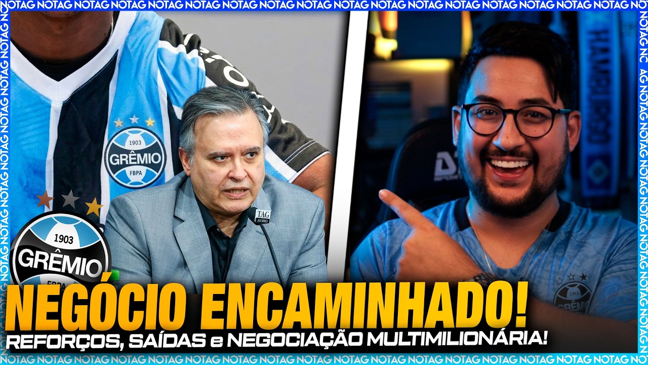 🚨 GRÊMIO AVANÇA EM NEGOCIAÇÃO! REFORÇO, SAÍDA E ATACANTE VOLTANDO! E PATROCÍNIO MULTIMILIONÁRIO!
