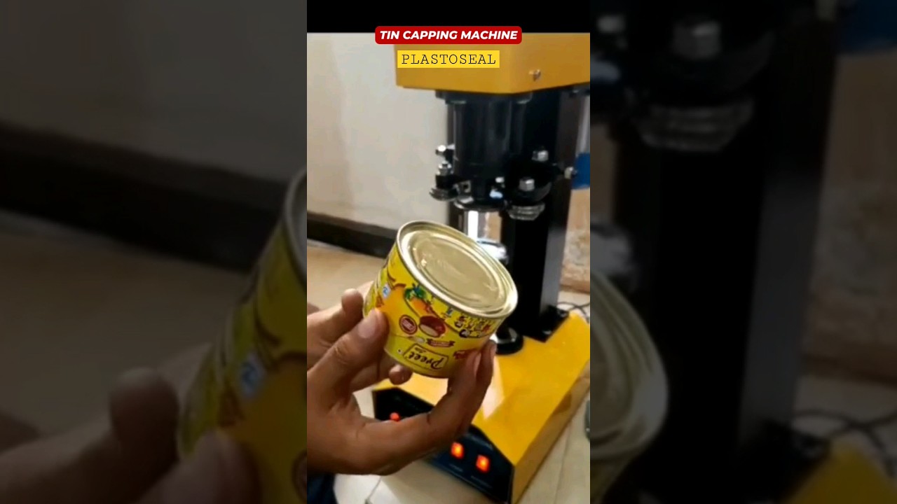 Automatic Tin capping machine | Electric Tin sealing machine